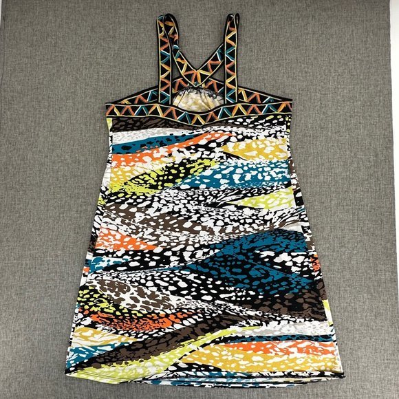 BCBGMAXAZRIA Dress Medium Zotia Printed Summer Casual Party Mini Dress MSRP $138 - Picture 12 of 15